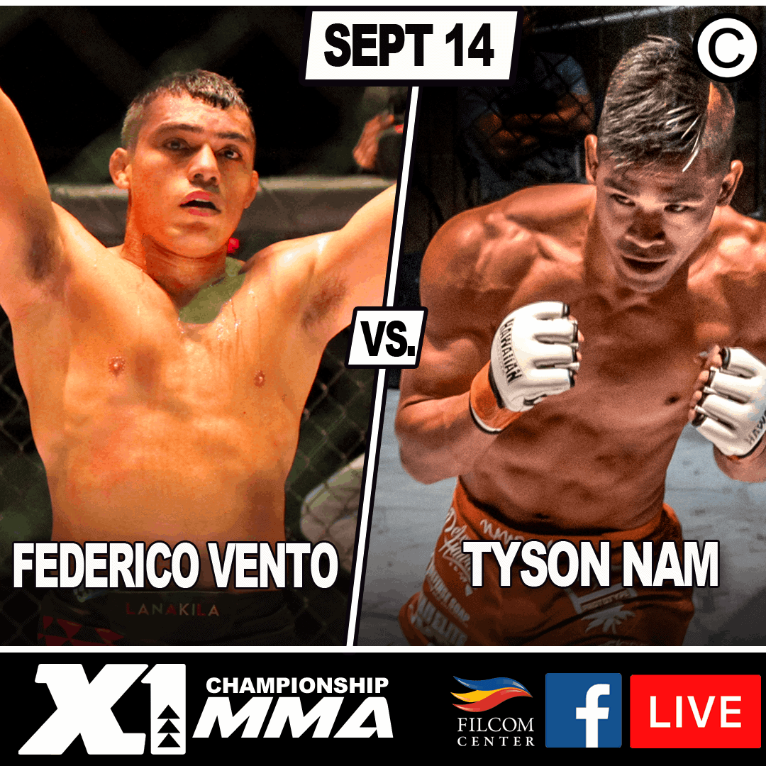 Tyson Nam vs Federico Vento X156 poster