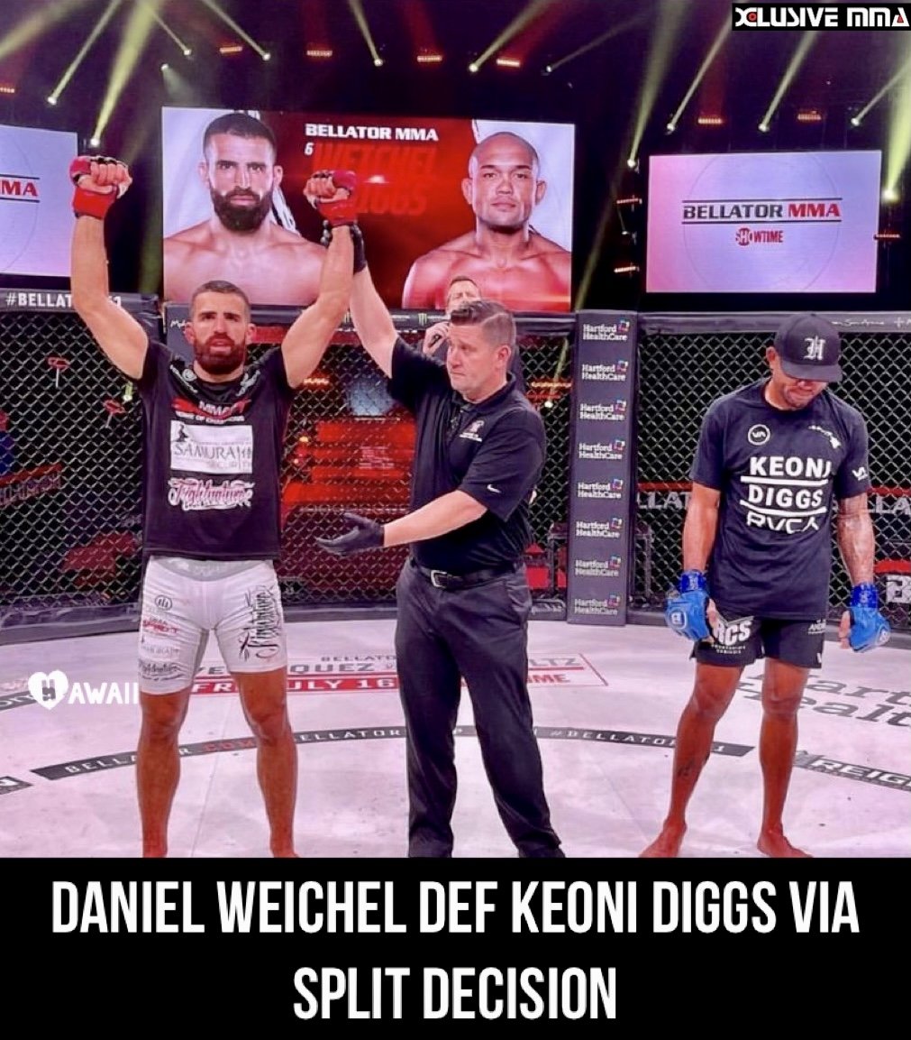 Daniel Weichel handed Keoni Diggs his first loss