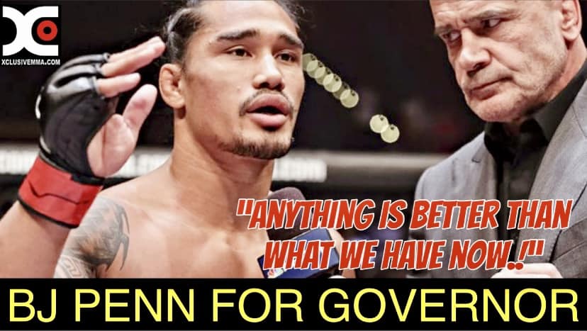 Ray Cooper will vote BJ Penn for Governor of Hawaii