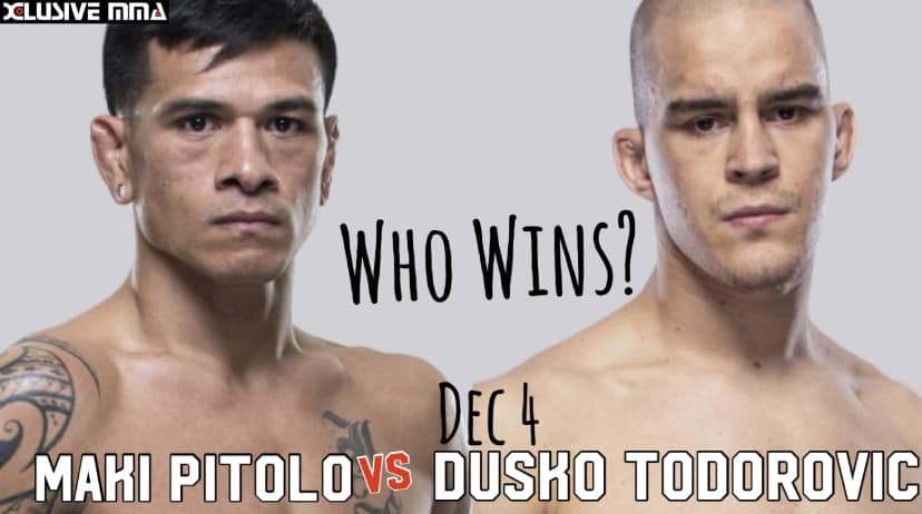 Maki Pitolo vs Dusko Todorovic UFC Fight Night Font vs. Aldo