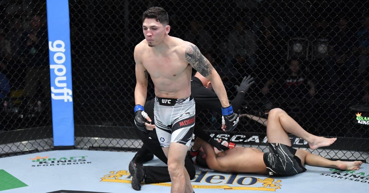 Vince Morales became the first to knock out Louis Smolka UFC Vegas 44